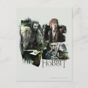 THORIN OAKENSHIELD™、BILBO BAGGINS™、Gandalf Art ポストカード