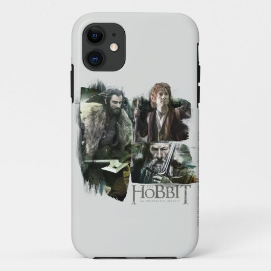 THORIN OAKENSHIELD™、BILBO BAGGINS™、Gandalf Art Case-Mate iPhoneケース (裏面)