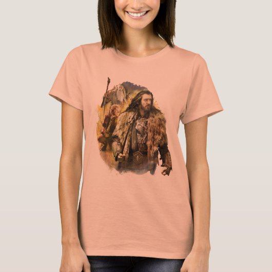 THORIN OAKENSHIELD™, BILBO BAGGINS™, GANDALF Tシャツ (正面)