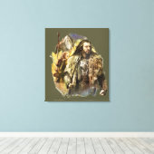 THORIN OAKENSHIELD™、BILBO BAGINS™、Gandalf キャンバスプリント (インサイチュ (ウッドフロア))
