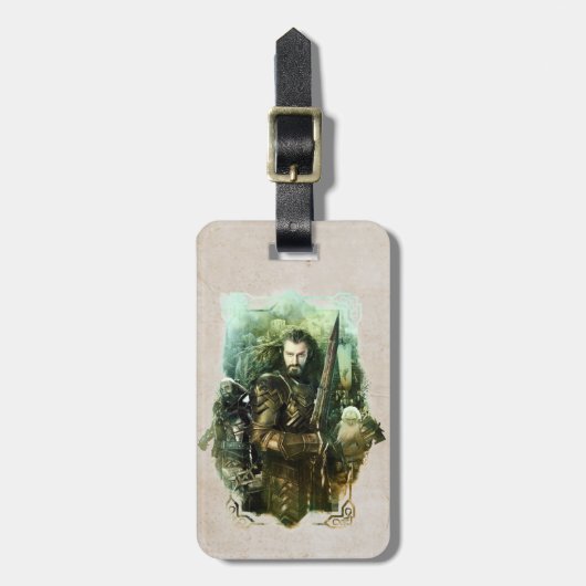 THORIN OAKENSHIELD™、Dwalin、およびBalin Graphic ラゲッジタグ (正面縦)