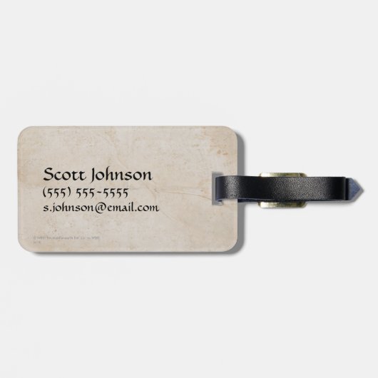 THORIN OAKENSHIELD™、Dwalin、およびBalin Graphic ラゲッジタグ (裏面横)