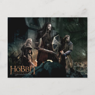THORIN OAKENSHIELD™、Fili、およびKili At Battle Edge ポストカード