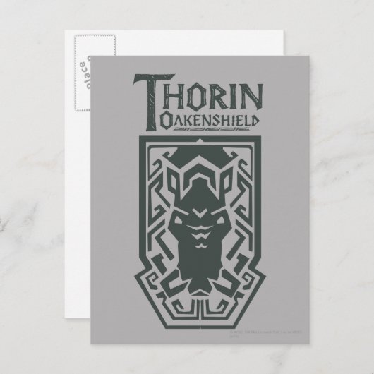 THORIN OAKENSHIELD™ Shield Symbol ポストカード (正面/裏面)