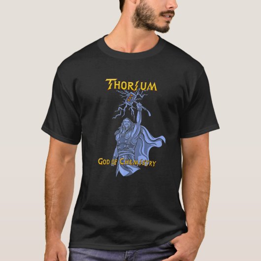Thorium God Of Chemistry Science Kit Superhero Me Tシャツ (正面)