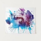 Thorn Crown Jesus Christ Abstract art タペストリー (正面(横))