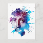 Thorn Crown Jesus Christ Passion Abstract art ポストカード (正面)