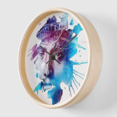 Thorn Crown Jesus Christ Passion Abstract art 壁時計 (傾斜)