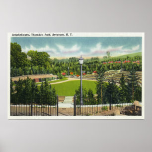 Thornden公園の円形競技場の眺め ポスター