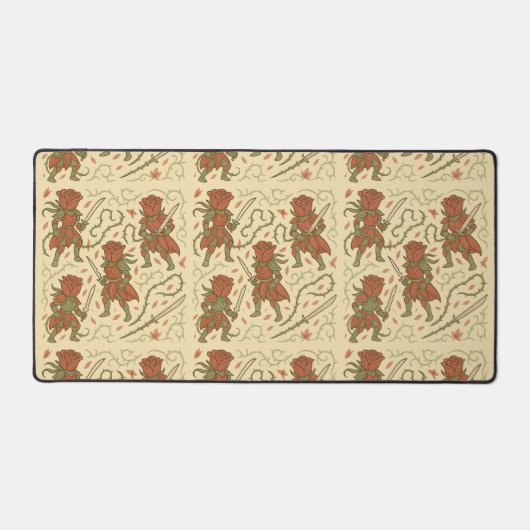 Thorned Sword Rose Art デスクマット (正面)