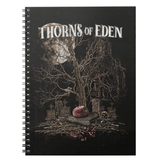 Thorns of Eden - Gothic Streetwear Design ノートブック (正面)