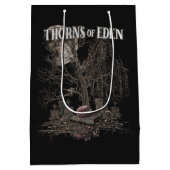 Thorns of Eden - Gothic Streetwear Design ミディアムペーパーバッグ (裏面)