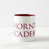 Thorntonアカデミーのコーヒー・マグ ツートーンマグカップ (中央)