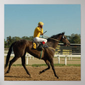 Thoroughbred Race Horse Poster Print ポスター (正面)