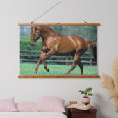 Thoroughbred Stallion, Ireland 吊り下げ型タペストリー (寝室)
