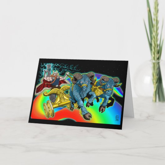 Thor's Chariot - Greeting Card カード (正面)