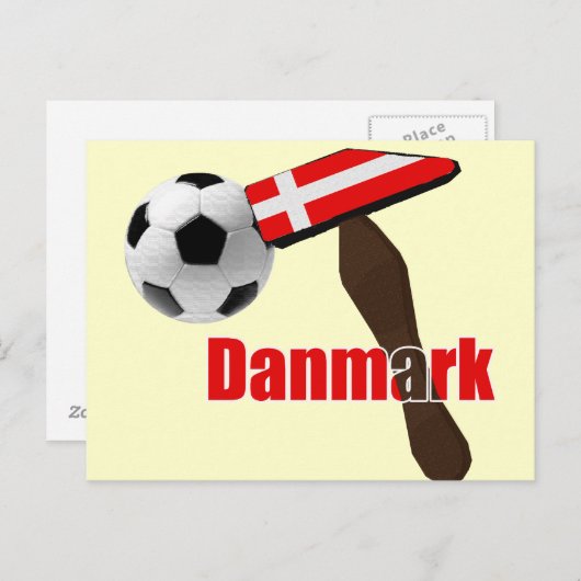 Thors Hammer Danmark Dynamite Fodbold 2014 ポストカード (正面/裏面)