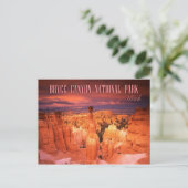Thor's Hammer, UT,ブライスキャニオン国立公園 ポストカード (スタンド正面)