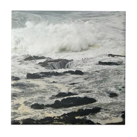 Thor's Well, Cape Permo, Oregon Coast タイル (正面)