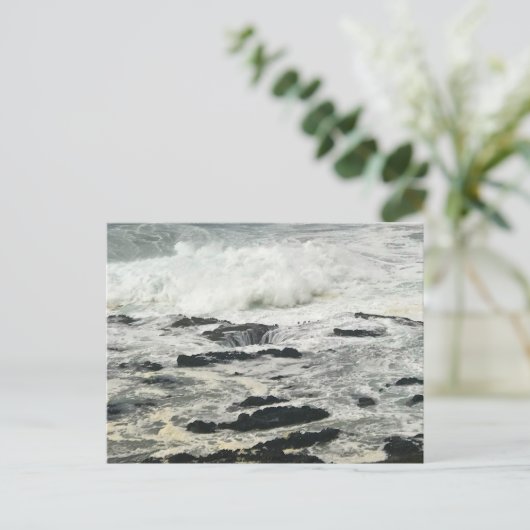 Thor's Well, Cape Permo, Oregon Coast ポストカード (スタンド正面)