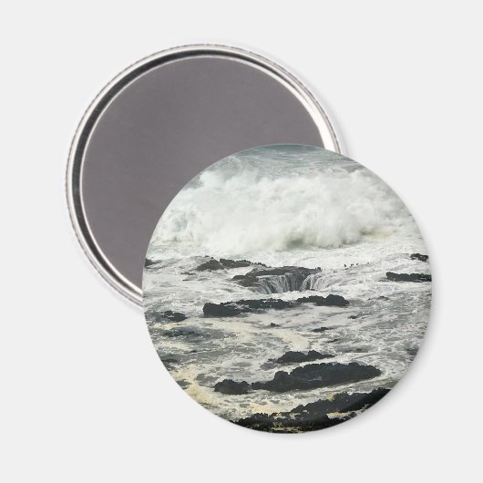 Thor's Well, Cape Permo, Oregon Coast マグネット (正面/裏面)