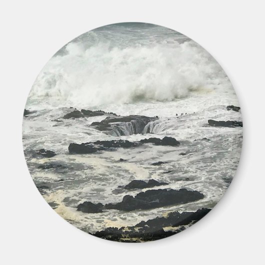 Thor's Well, Cape Permo, Oregon Coast マグネット (正面)