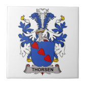Thorsenの家紋 タイル (正面)