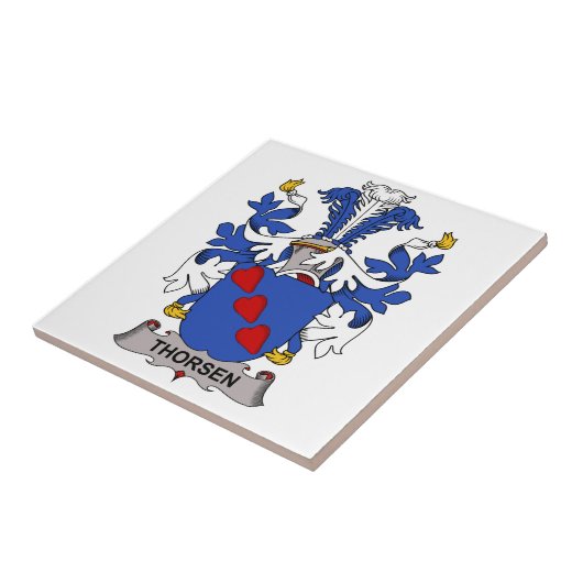 Thorsenの家紋 タイル (側面)