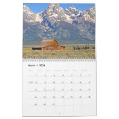Those Grand Tetons, a 12-Month 2026 Calendar カレンダー (3月 2026)