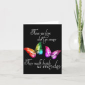 Those We Love Don't Go Away They Walk Beside Us Ev カード (正面)