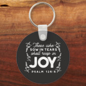 Those Who Sow in Tears Shall Reap in Joy Quotes キーホルダー (裏面)