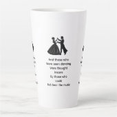 Those who were seen dancing カフェラテマグ (正面)