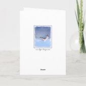 Thoted Titmouse絵画's - Bird Artオリジナル カード (裏面)