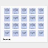 Thoted Titmouse絵画's - Bird Artオリジナル スクエアシール (シート)