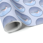 Thoted Titmouse絵画's - Bird Artオリジナル ラッピングペーパー (ロールコーナー)