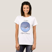 Thoted Titmouse絵画's - Bird Artオリジナル Tシャツ (正面フル)