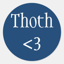 Thoth <3シール ラウンドシール