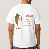 Thoth - Anubis The Ancient Egyptian Gods  Tシャツ (裏面)