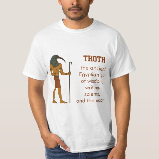 Thoth - Anubis The Ancient Egyptian Gods  Tシャツ (正面)