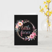 Though She Be But Little She Is Fierce Insrational カード (黄色い花)