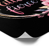 Though She Be But Little She Is Fierce Insrational ポスター (角)