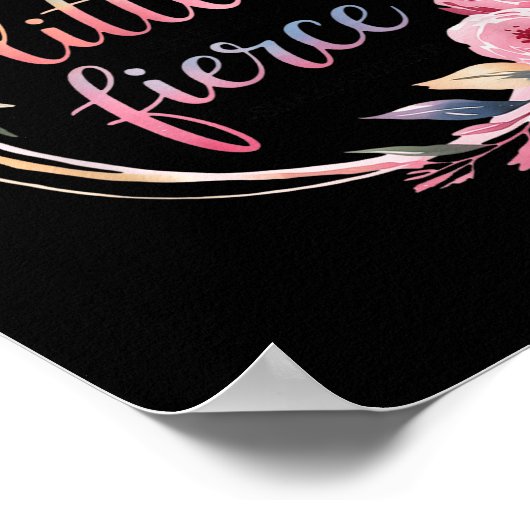 Though She Be But Little She Is Fierce Insrational ポスター (角)