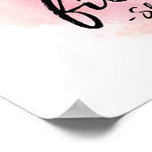 Though she be but little, she is fierce print ポスター (角)