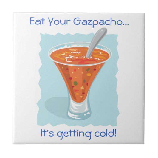 Thought_Eatのための食糧あなたのGazpacho タイル (正面)