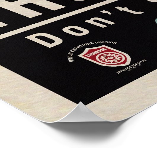 Thought Police Poster ポスター (角)