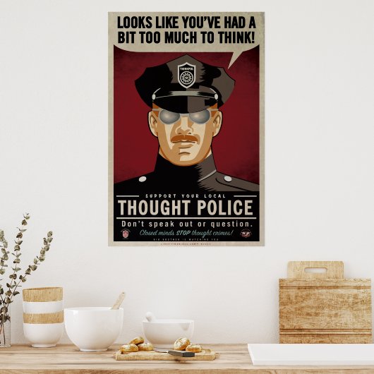 Thought Police Poster ポスター (キッチン)