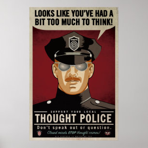 Thought Police Poster ポスター