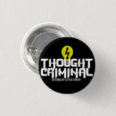ThoughtCriminalボタン 缶バッジ (正面&裏面)