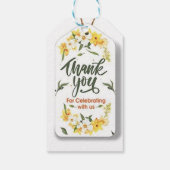 "Thoughtful Elegance" ギフトタグ (裏面)