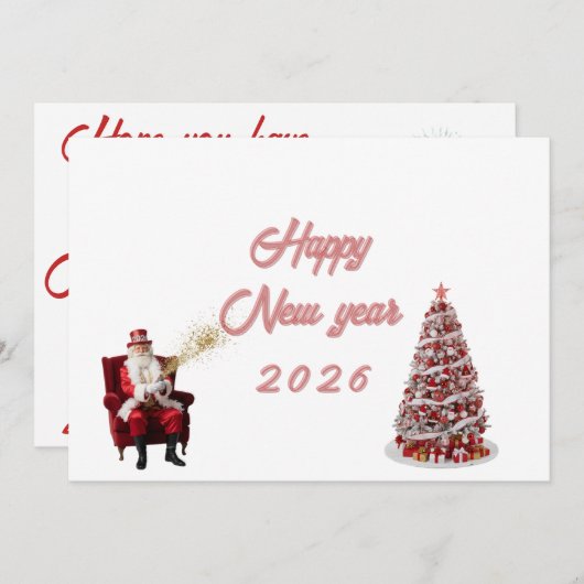 Thoughtful Holiday Greeting Card (正面/裏面)